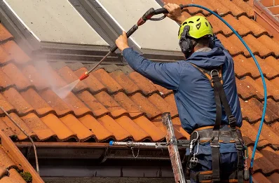 Démoussage et hydrofuge de toiture à Jaunac